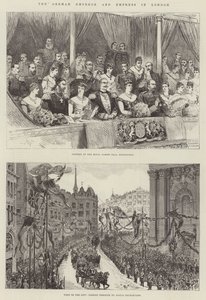 El emperador y la emperatriz de Alemania en Londres